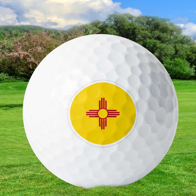 Bolas de golf de Nuevo México, Bandera del Estado  (Subido por el creador)