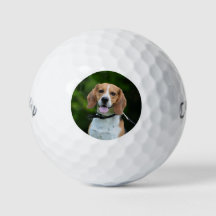Bolas de golf de perros fotográficas personalizada