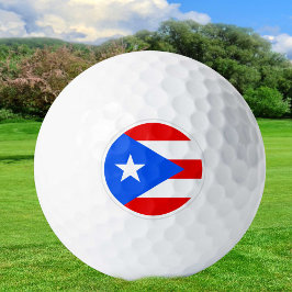 Bolas de golf de Puerto Rico, golfistas de bandera