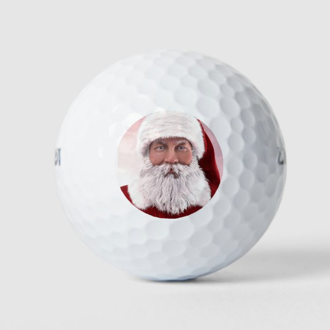 BOLAS DE GOLF DE SANTA CLAUS NAVIDAD (Anverso)