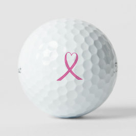 Bolas de golf de sensibilización sobre el cáncer d