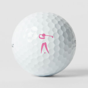 Bolas de golf de sensibilización sobre el cáncer d