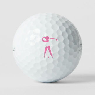 Bolas de golf de sensibilización sobre el cáncer d