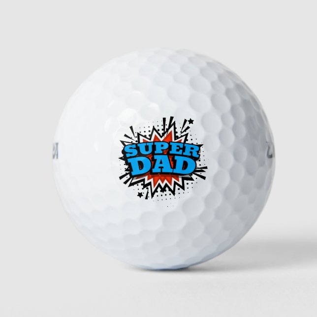 Bolas de golf de Super Dad (Anverso)