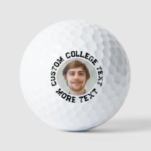 Bolas de golf de texto para colegios con problemas