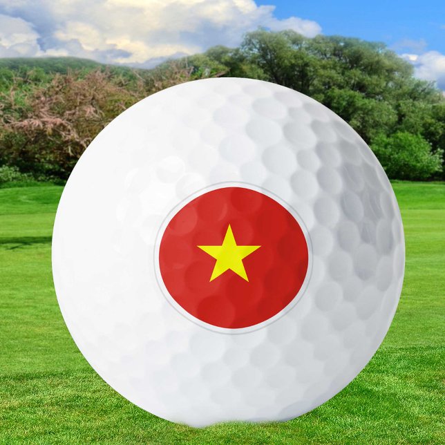 Bolas de golf de Vietnam, Bandera Vietnamita / Pat (Subido por el creador)
