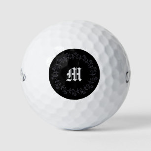 Bolas de golf de Wreath floral de Monograma
