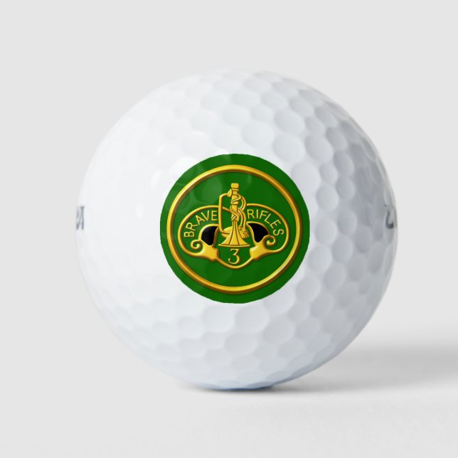 Bolas de Golf del 3er Regimiento de Caballería Bli (Anverso)