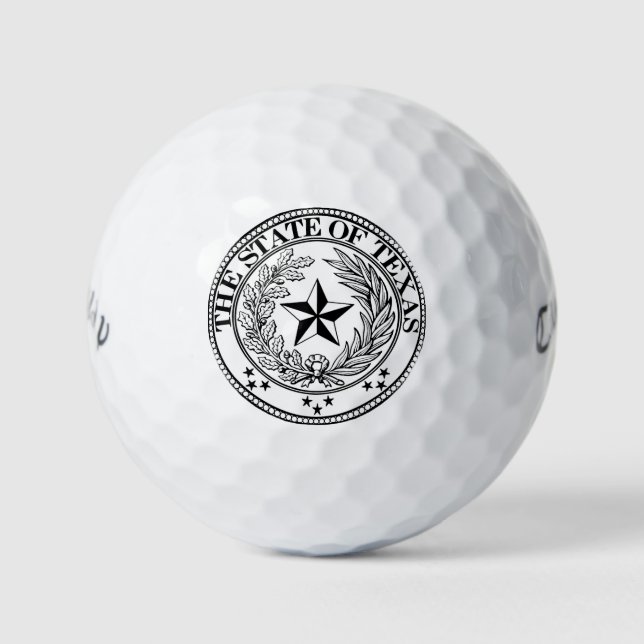Bolas de golf del estado de Texas Callaway (Anverso)