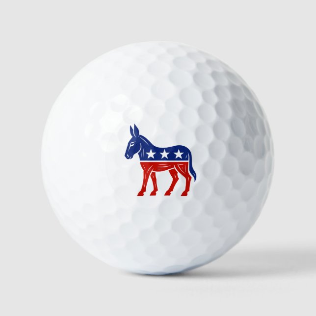 Bolas de golf Demócrata Donkey (Anverso)