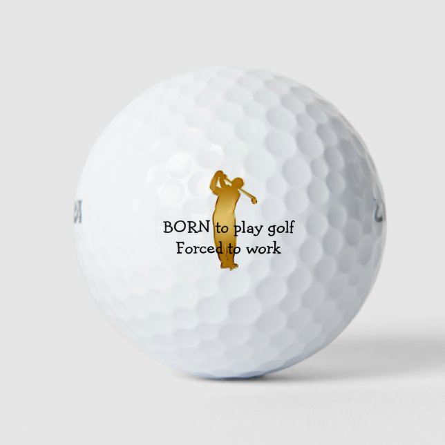 Bolas de golf divertidas (Anverso)