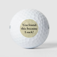 Bolas de golf divertidas