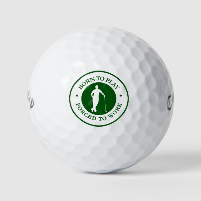 Bolas de Golf Divertidas con Tema de Humor Ejecuti (Anverso)