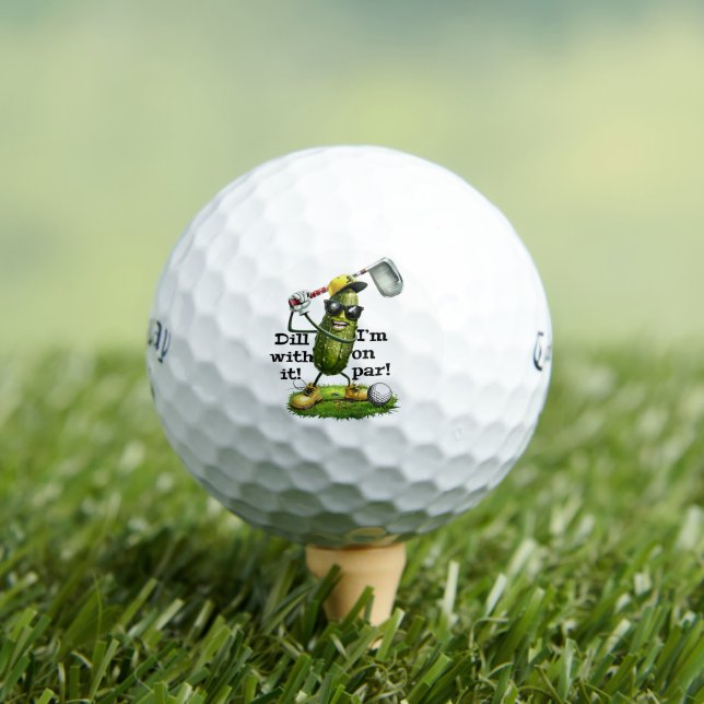 Bolas de Golf Divertidas de Eneldo - Regalo de Bro (Camiseta in situ)