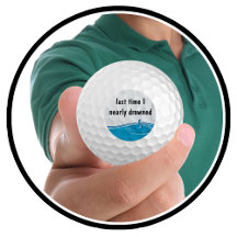Bolas de golf divertidas de Novedad