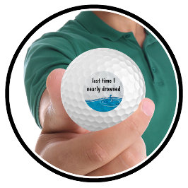Bolas de golf divertidas de Novedad