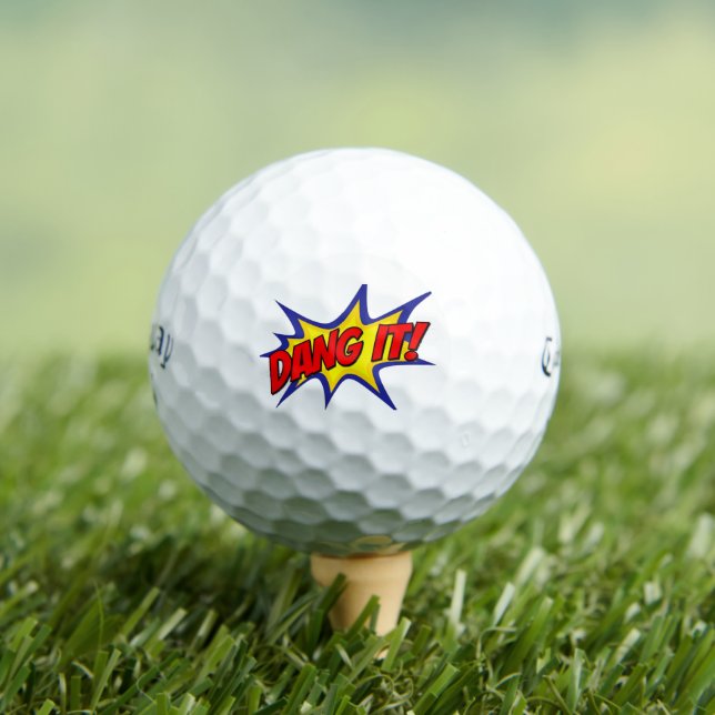 Bolas de Golf Divertidas Mulligan - ¡Maldita Sea C (Camiseta in situ)