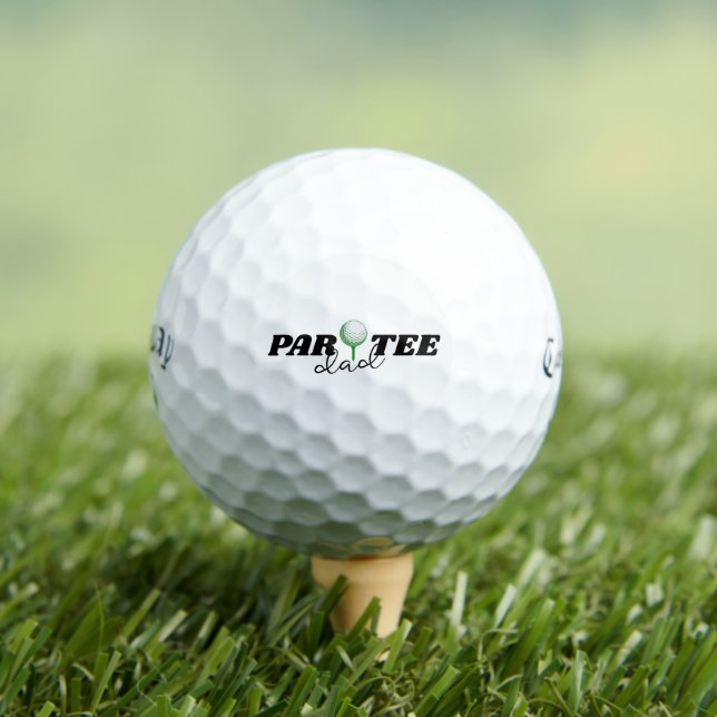 Bolas de golf divertidas - Puns Par-Tee personaliz (Camiseta in situ)