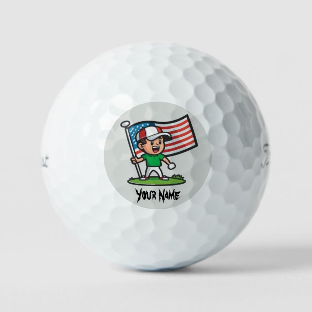 Bolas de golf divertidas y personalizadas (Anverso)