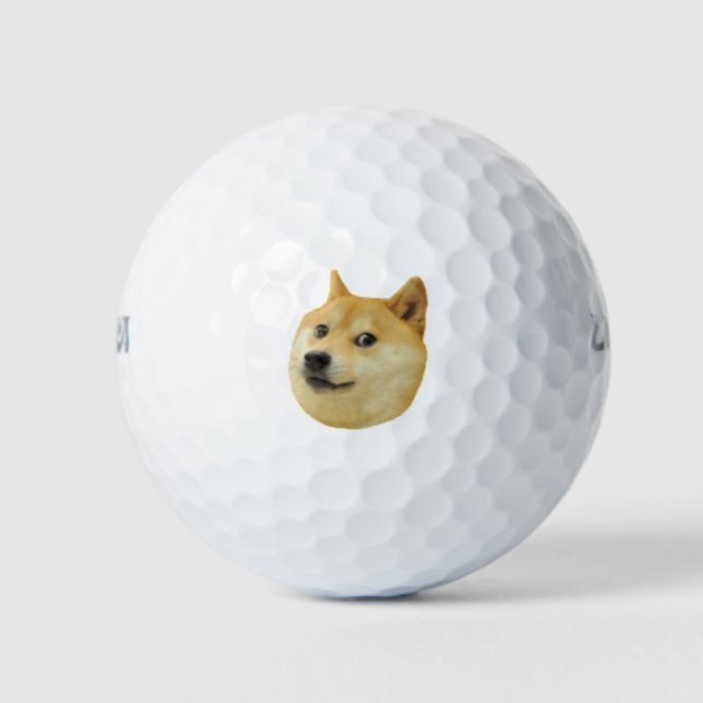 Bolas de golf Doge (Anverso)