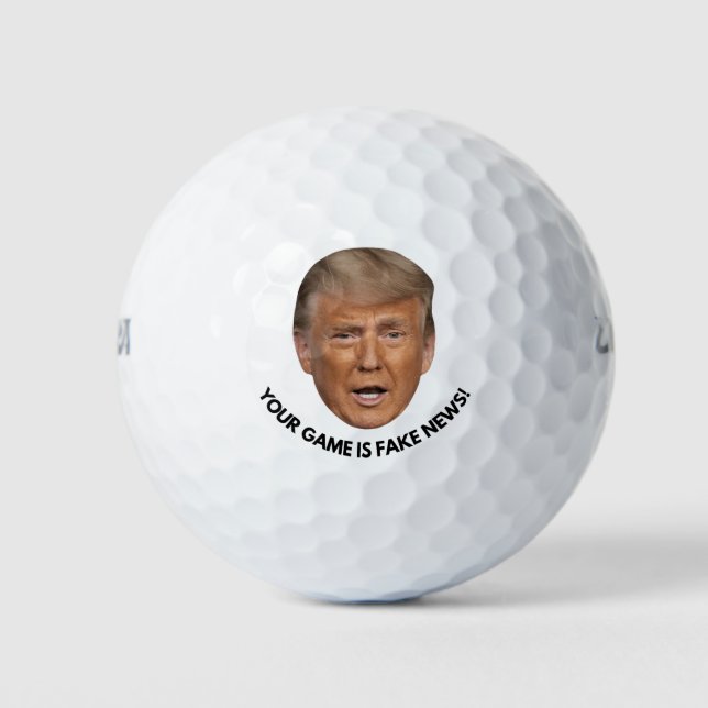 Bolas de golf Donald Trump, divertida (Anverso)