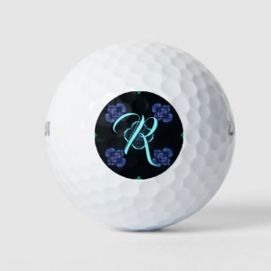 Bolas de golf en monograma de personalizado