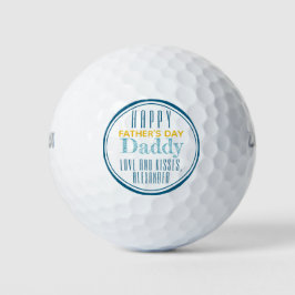 Bolas de golf Felices y Personalizadas del Día del