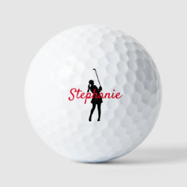 Bolas de golf femeninas personalizadas