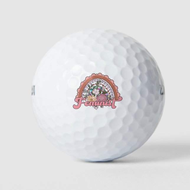Bolas de golf feministas (Anverso)