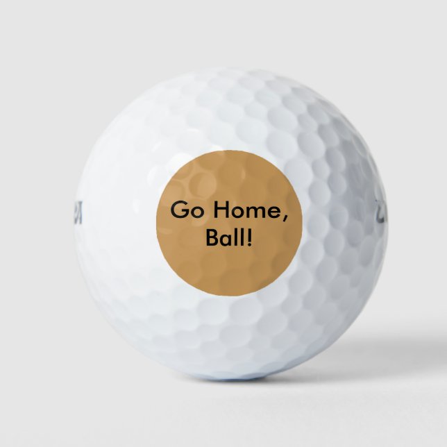 Bolas de golf Funny Sayings (Anverso)