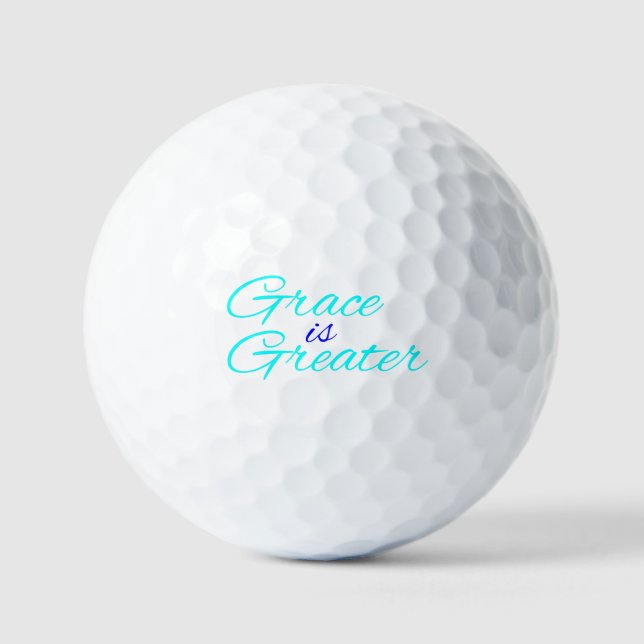 Bolas de golf - Grace es mayor (Anverso)
