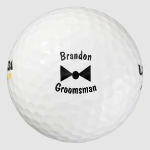 Bolas de golf Groomsman Bowtie