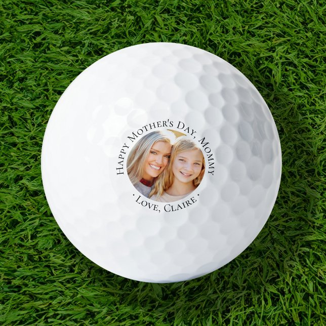 Bolas de golf Happy Mother's Day Mommy Photo (Subido por el creador)