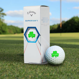 Bolas de golf Lucky Shamrock personalizadas