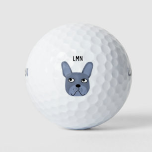Bolas de golf Monograma de Bulldog Francés