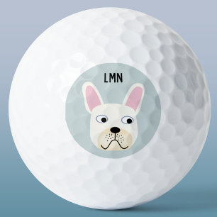 Bolas de golf Monograma de Bulldog Francés