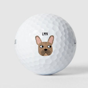 Bolas de golf Monograma de Bulldog Francés