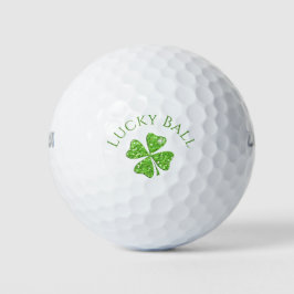 Bolas de golf monogramadas de Luck Clover