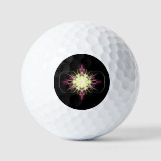 Bolas de golf multicolor con patrones únicos