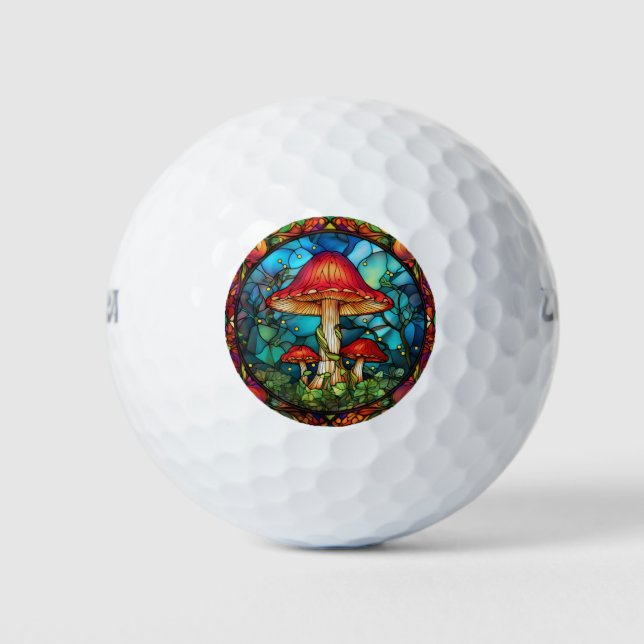 Bolas de golf Mushroom Art (Anverso)