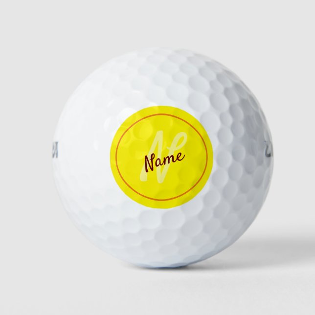 Bolas de golf "Nombre" (Anverso)