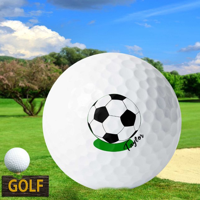 Bolas de golf para aficionados al fútbol Monograma (Subido por el creador)