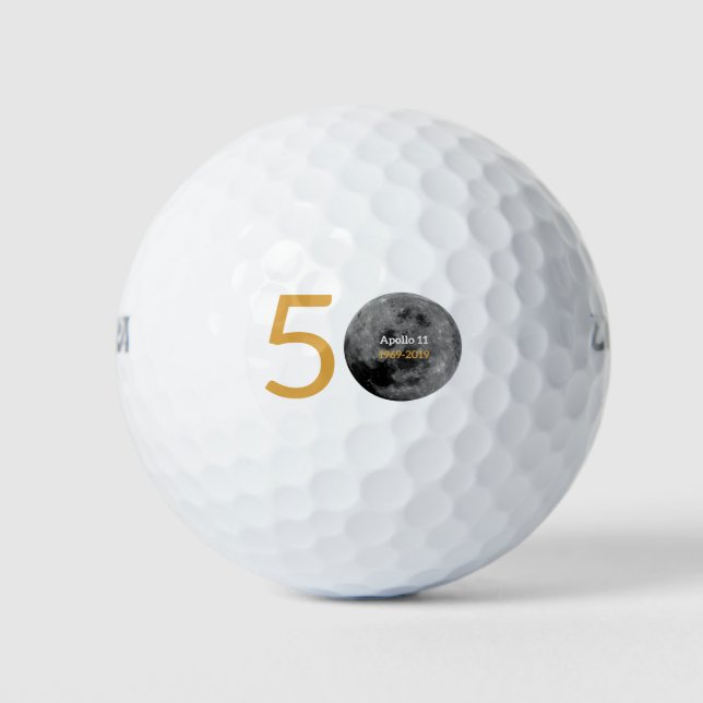 Bolas de golf para el Apolo 11 50. Aniversario. (Anverso)