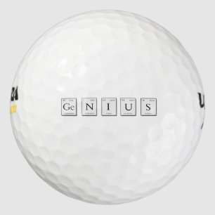 Bolas de golf para Elementos Periódicos Genius