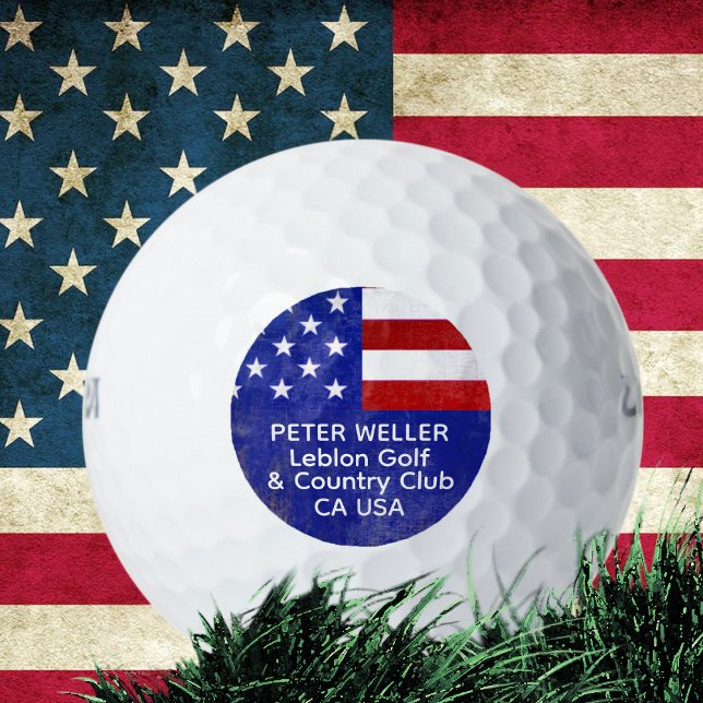 Bolas de golf para golfistas estadounidenses (Subido por el creador)
