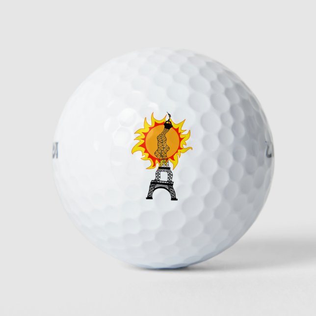 Bolas de golf Paris Heat Wave 2022 (Anverso)