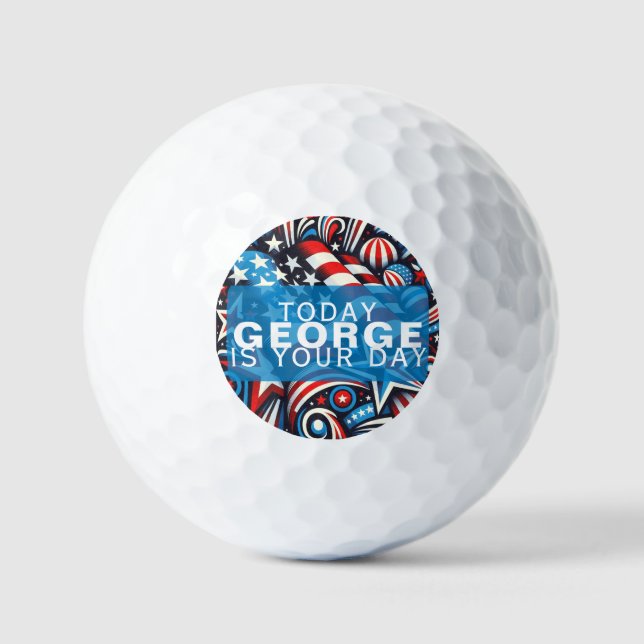 Bolas de golf Patriotic (Anverso)