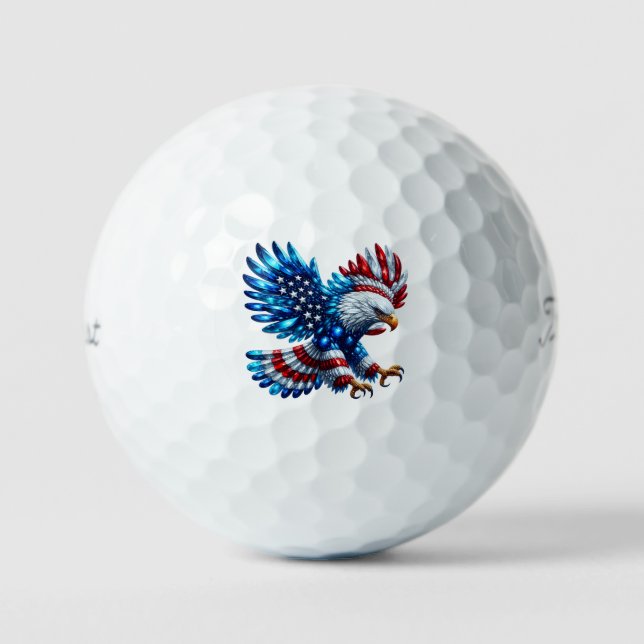 Bolas de golf Patriotic Eagle (Anverso)