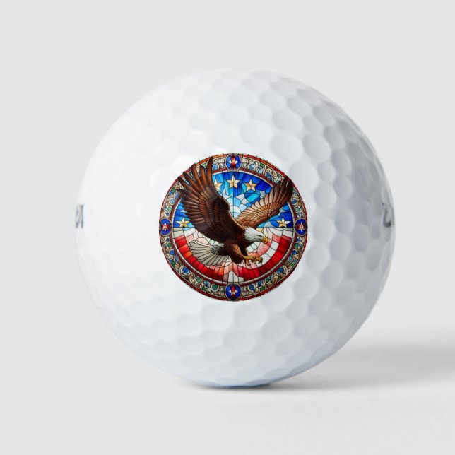 Bolas de golf Patriotic Eagle (Anverso)