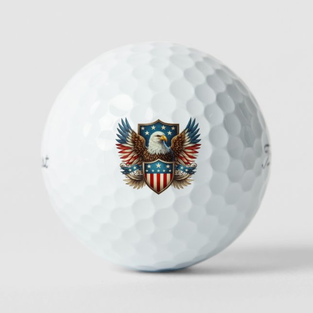 Bolas de golf Patriotic Eagle (Anverso)